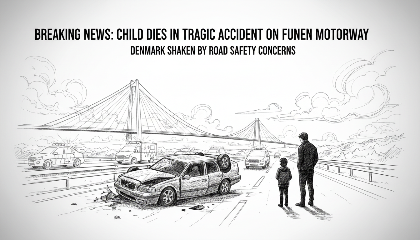 Child Dies in Tragic Accident on Funen Motorway