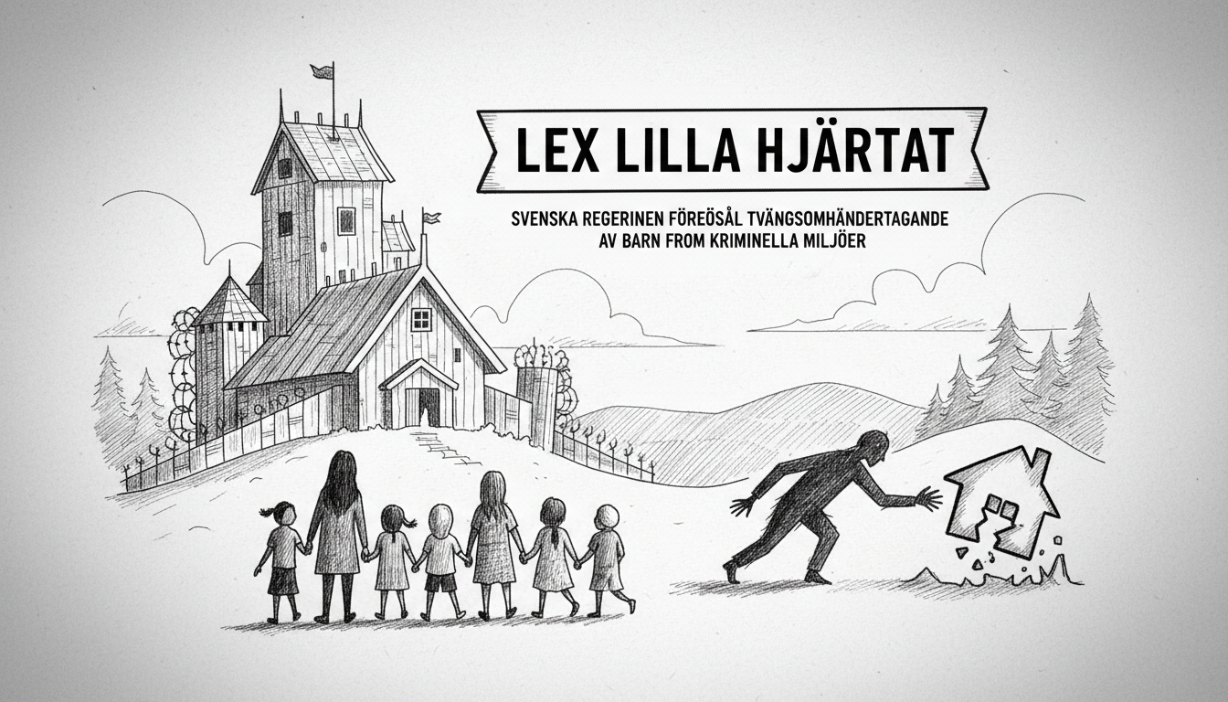 Swedish Government Proposes Child Removal from Criminal Environments