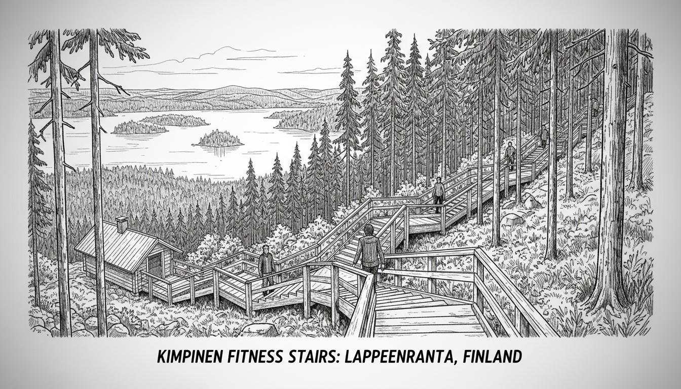 Kimpinen Fitness Stairs Complete in Lappeenranta