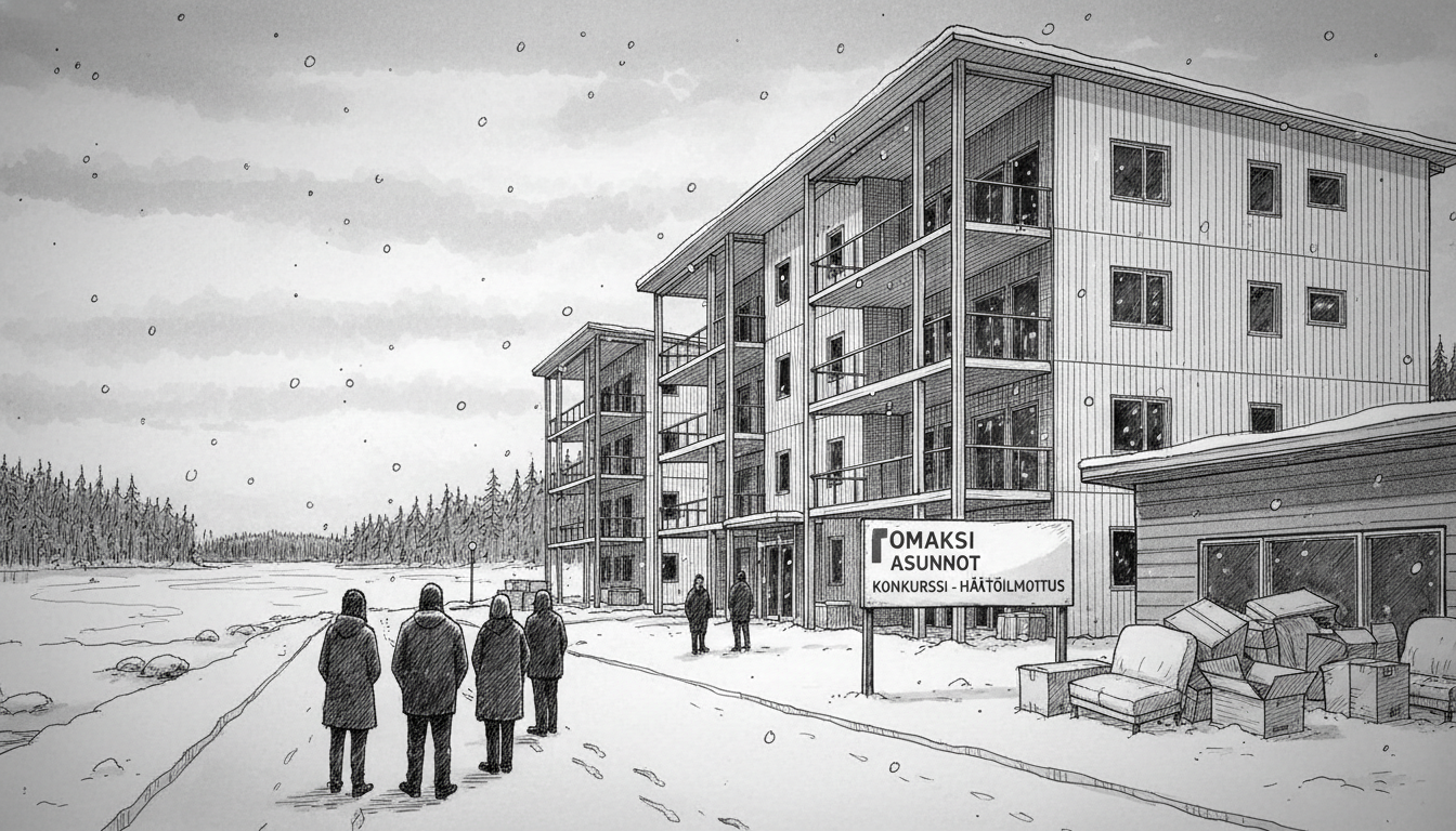 Finnish Housing Development Bankruptcy Leaves Residents Facing Eviction