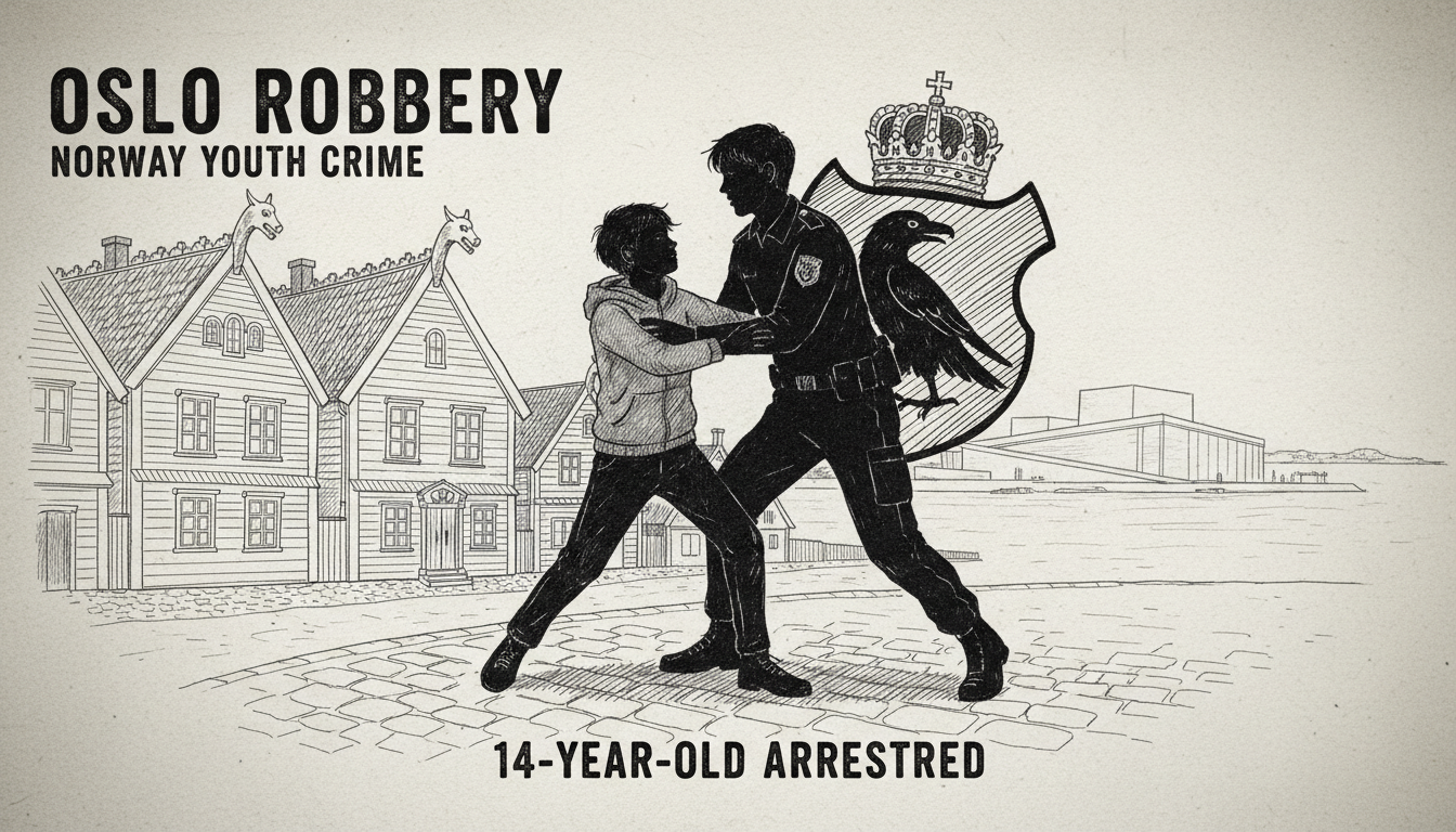 Norway Youth Crime: 14-Year-Old Arrested in Oslo Robbery