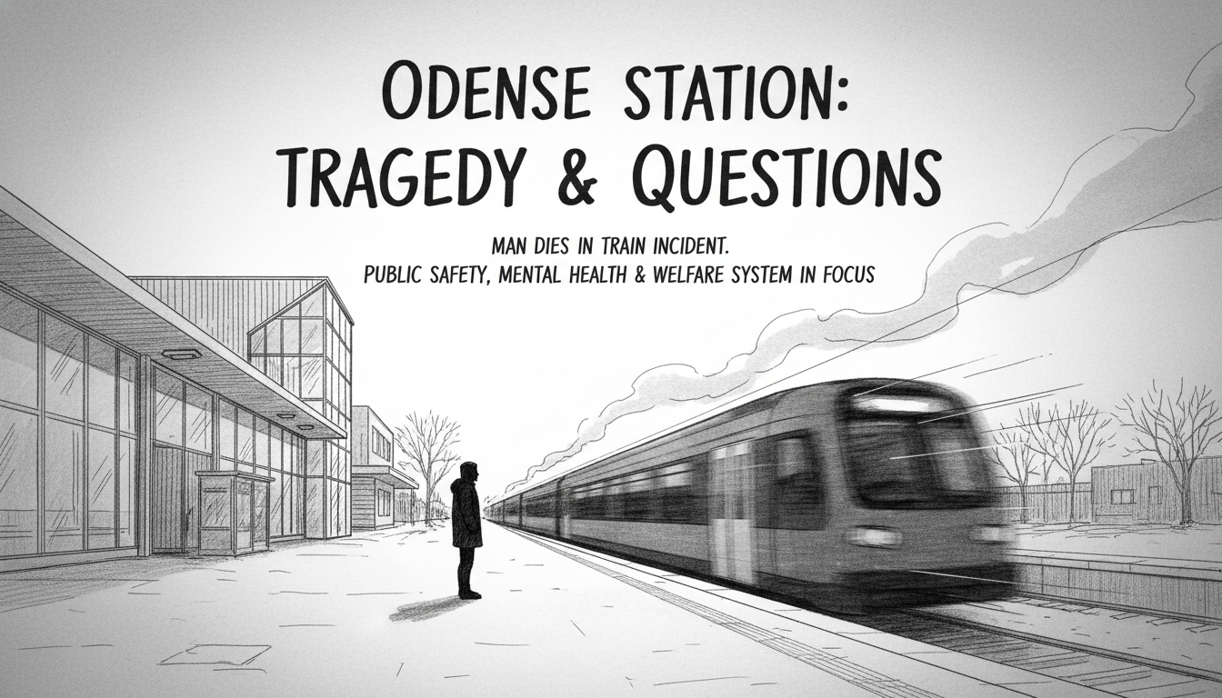 Man Dies in Train Incident at Odense Station