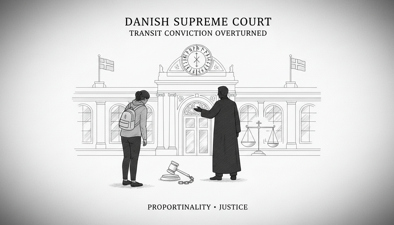 Danish Supreme Court Overturns Swedish Woman's Transit Conviction