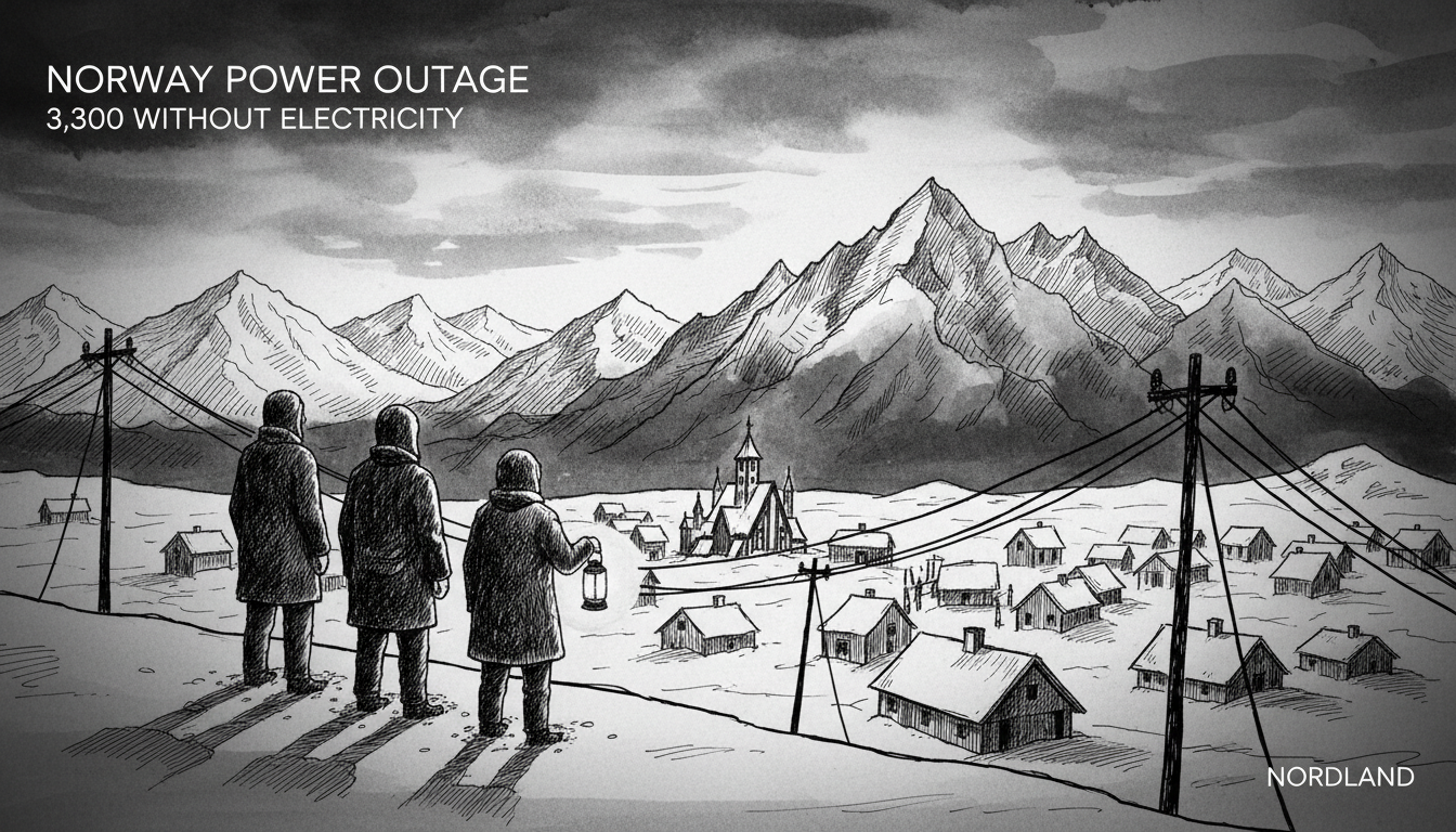 Norway Power Outage: 3,300 Without Electricity in Nordland