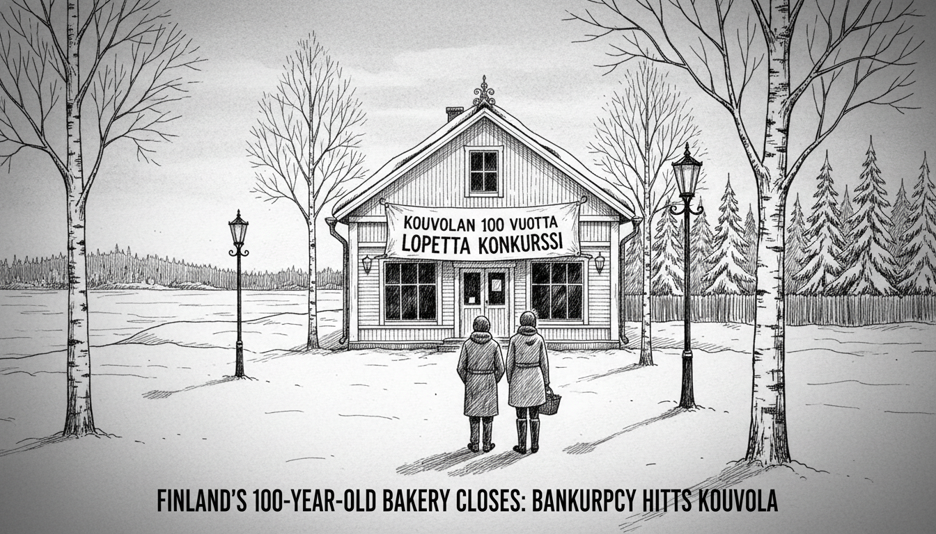 Finland's 100-Year-Old Bakery Closes: Bankruptcy Hits Kouvola