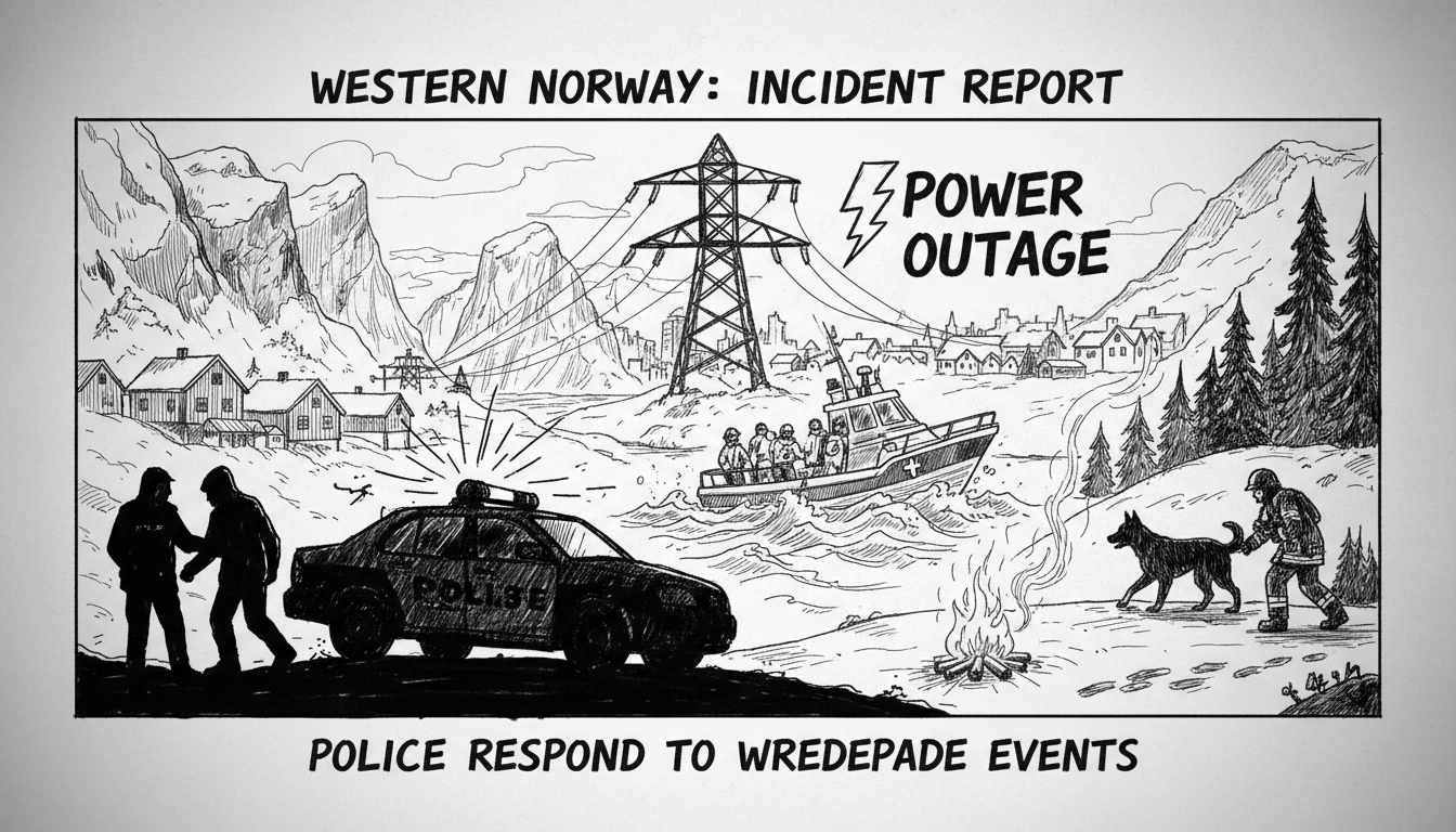 Police Report Multiple Incidents Across Western Norway