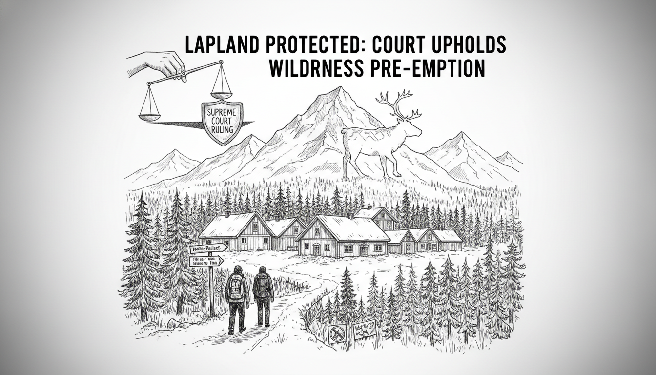Supreme Court Upholds Lapland Municipality's Pre-emption Rights in National Park Dispute