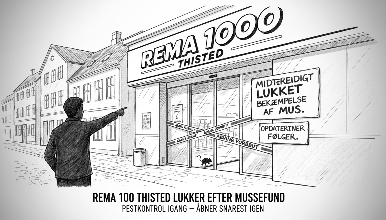 Rema 1000 in Thisted Temporarily Closes After Customer Spots Mouse