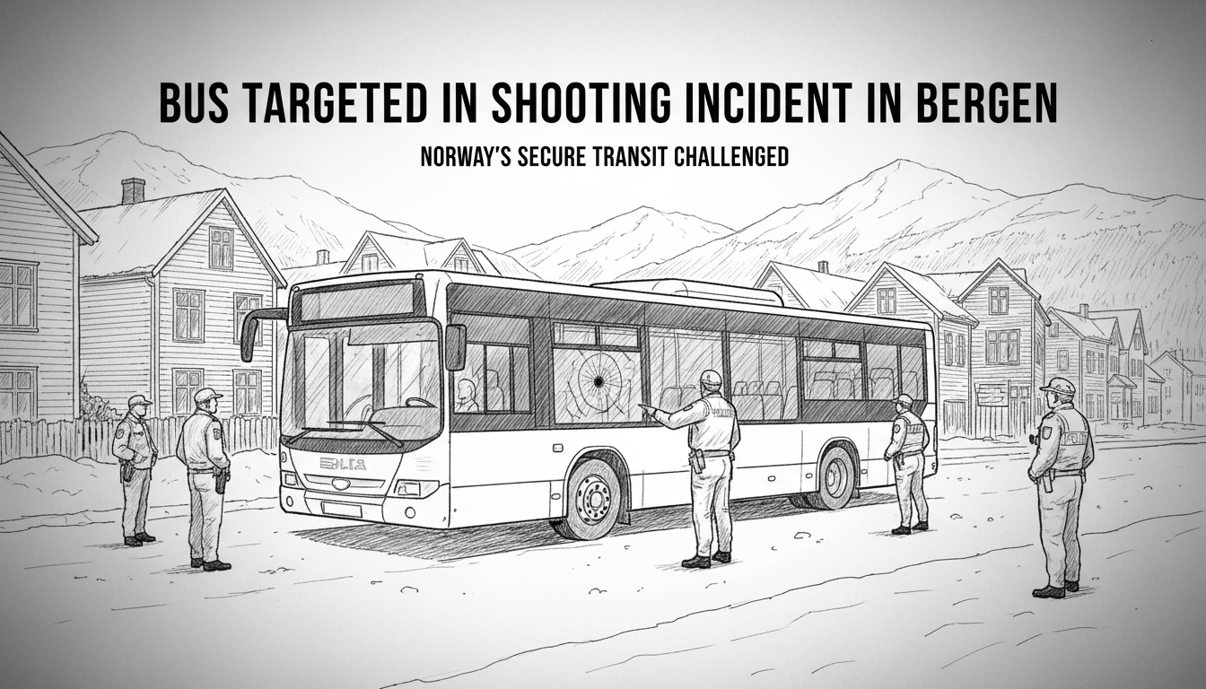 Bus Targeted in Shooting Incident in Bergen