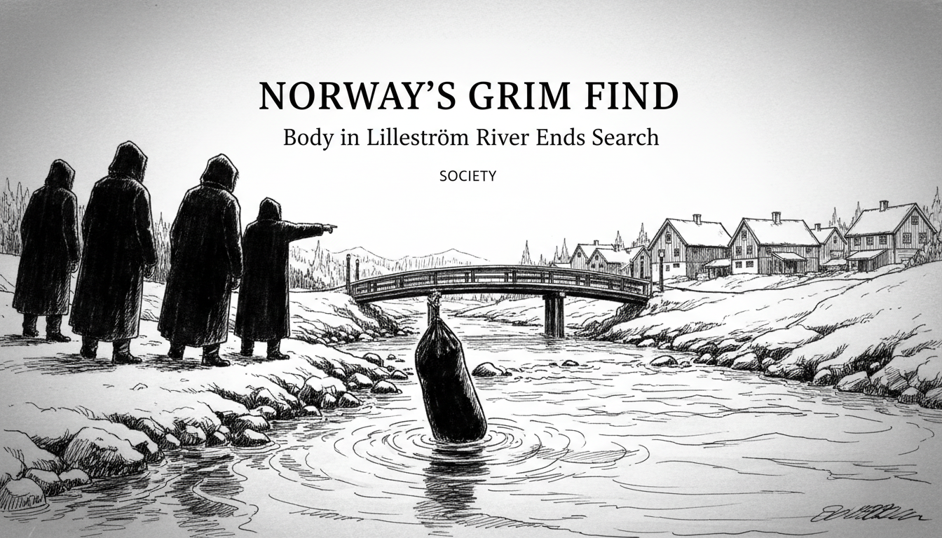 Norway's Grim Find: Body in Lillestrøm River Ends Search