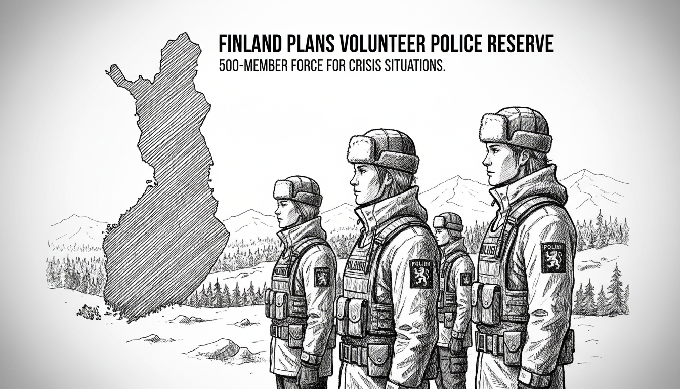 Finland Plans 500-Member Volunteer Police Reserve for Crisis Situations