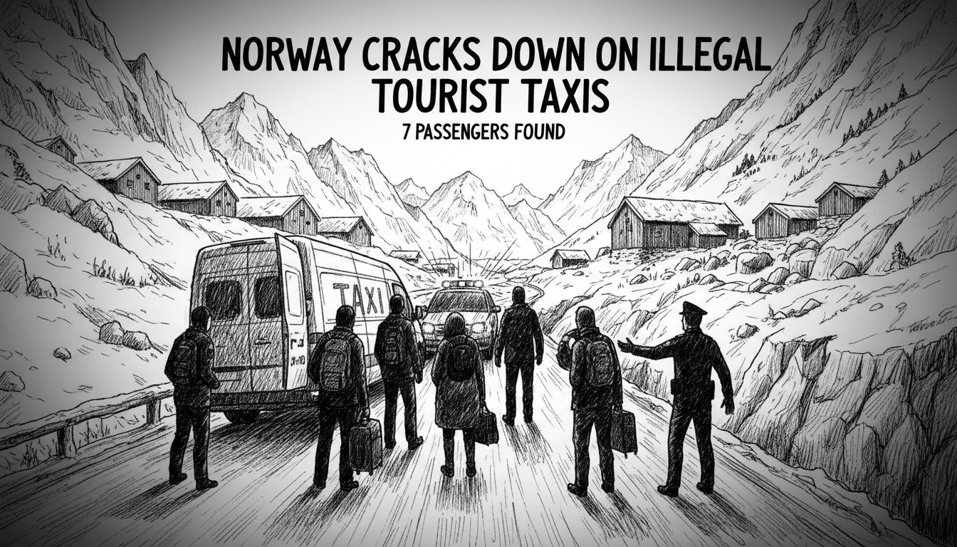 Norway Cracks Down on Illegal Tourist Taxis: 7 Passengers Found