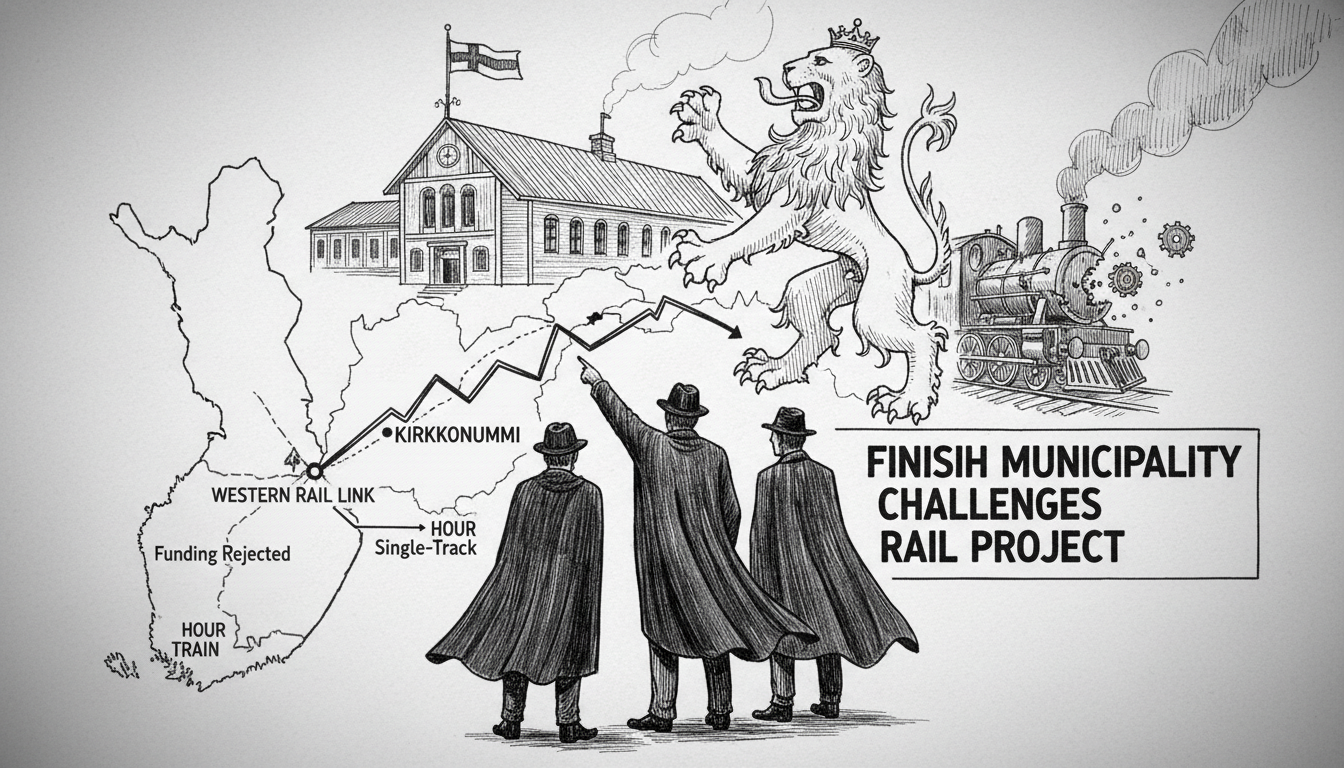 Finnish Municipality Rejects Funding for Troubled Western Rail Link