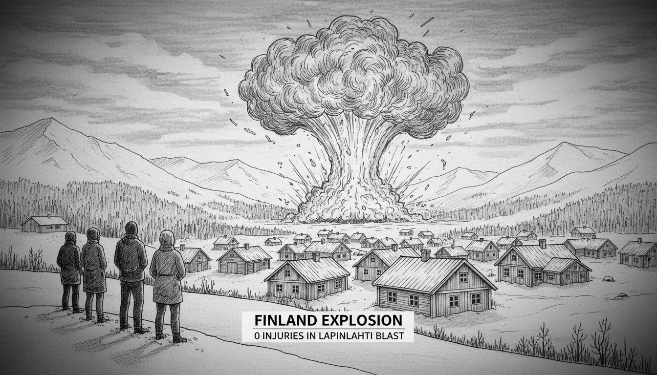 Finland Explosion: 0 Injuries in Lapinlahti Blast