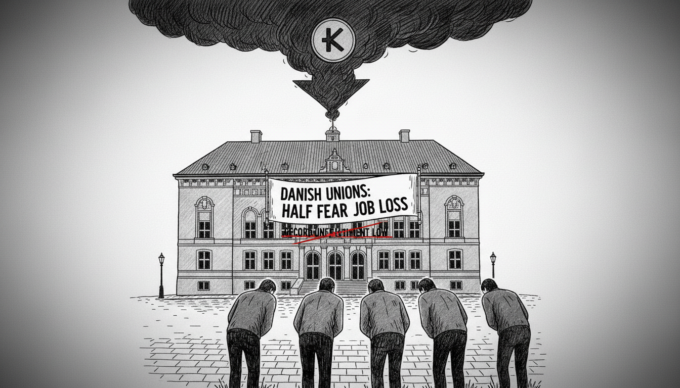 Half of Danish Union Members Fear Losing Their Jobs