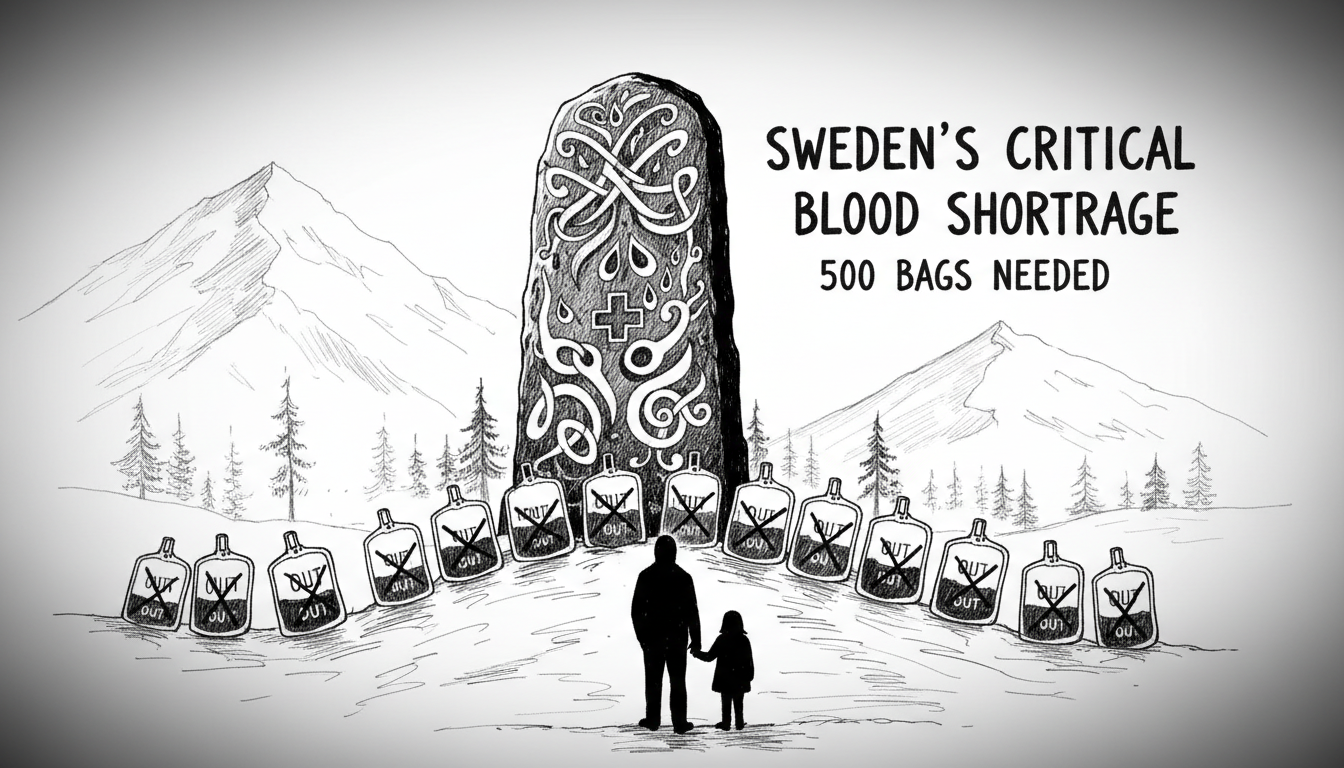 Sweden's Critical Blood Shortage: 500 Bags Needed
