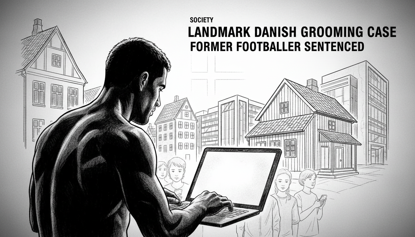 Former Footballer Sentenced in Landmark Danish Grooming Case