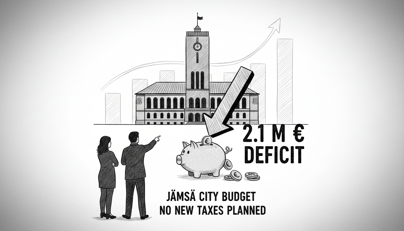 Jämsä City Budget Projects 2.1 Million Euro Deficit