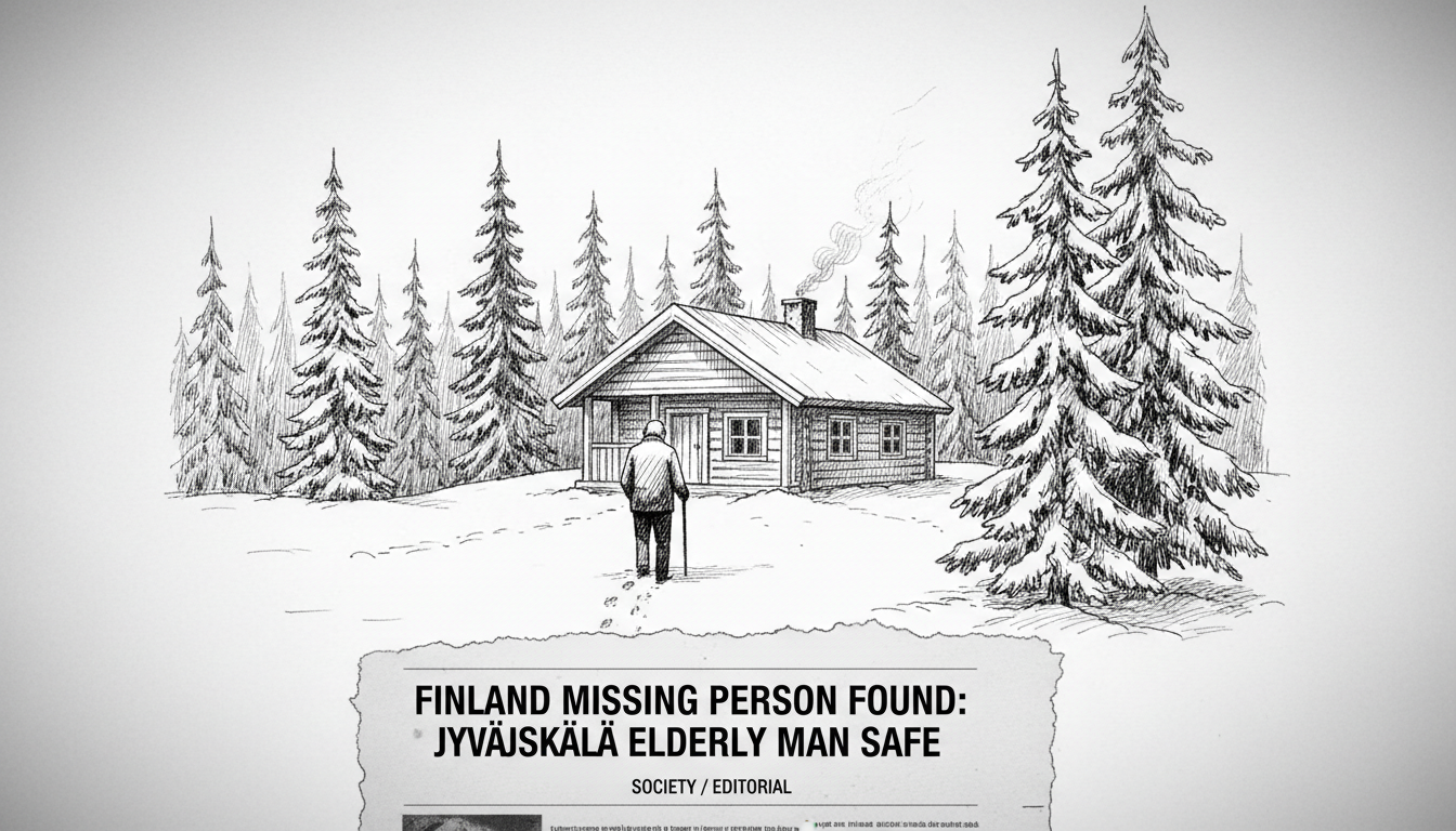 Finland Missing Person Found: Jyväskylä Elderly Man Safe