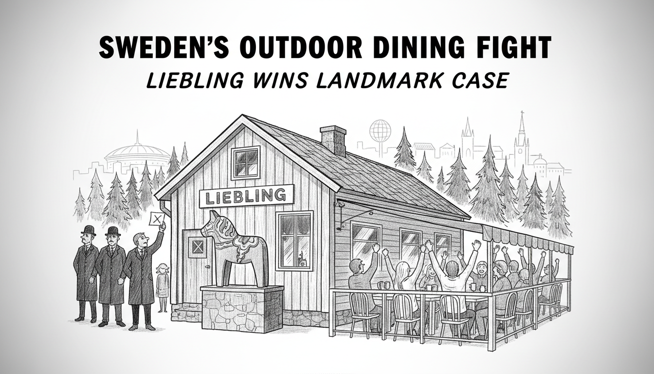 Sweden's Outdoor Dining Fight: Liebling Wins Landmark Case