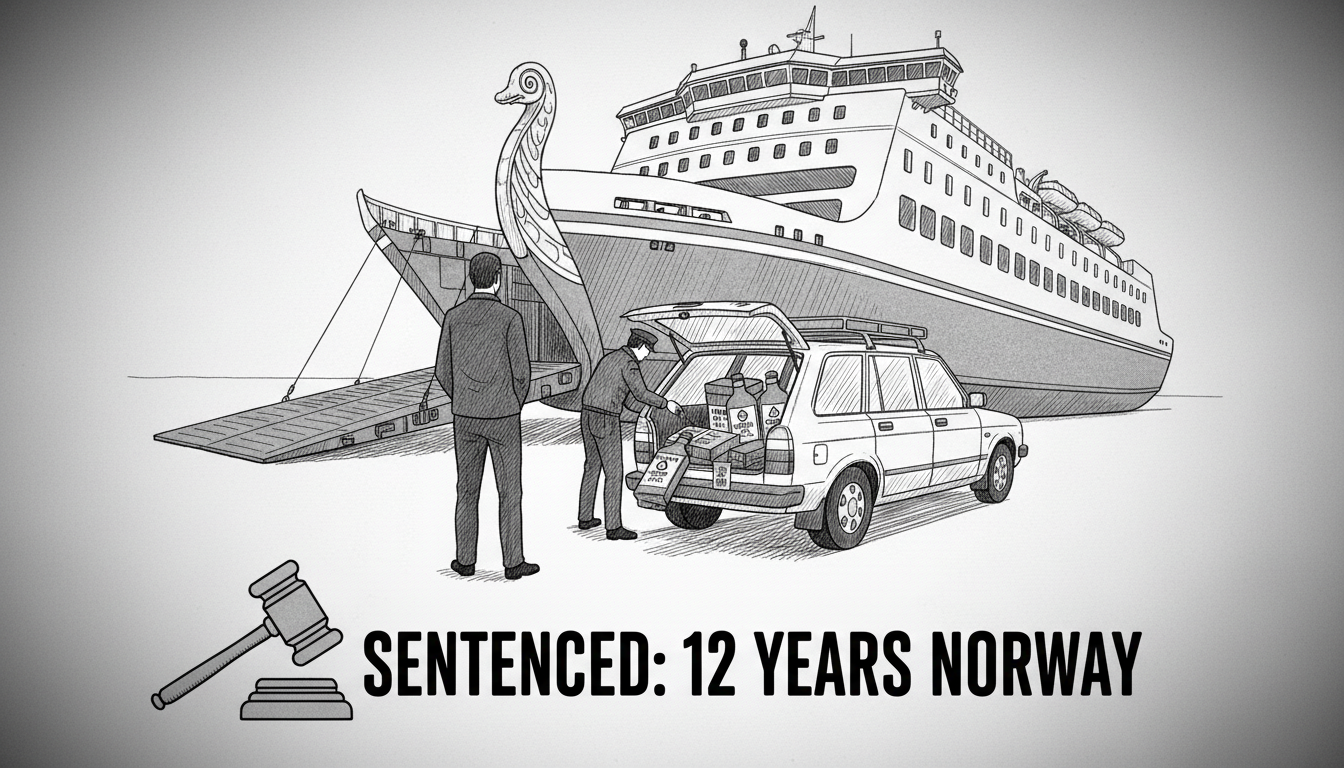 Man Sentenced to 12 Years for Drug Smuggling in Norway