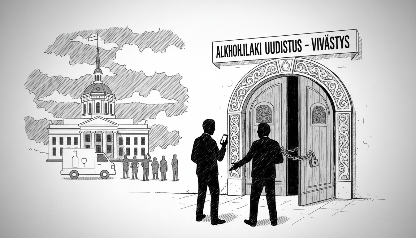 Finnish Alcohol Home Delivery Reform Faces Parliamentary Delay