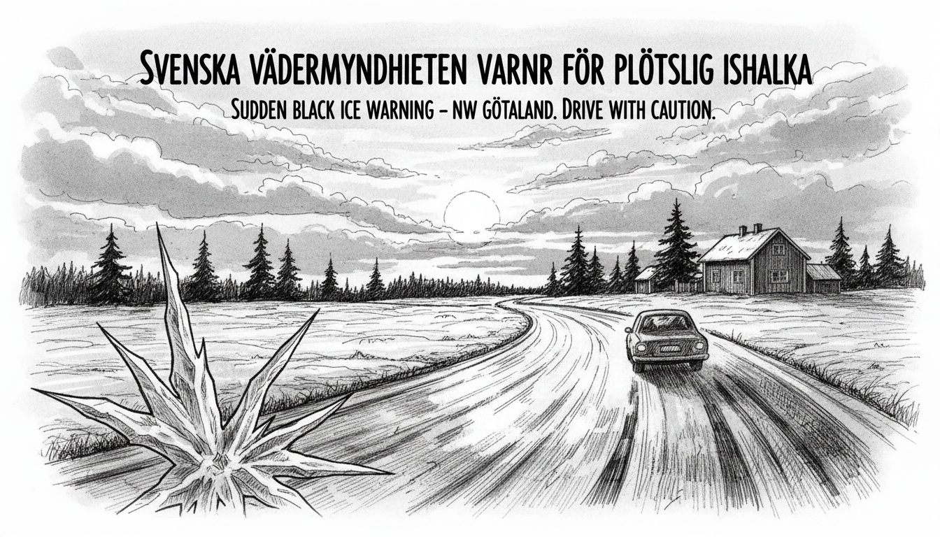 Swedish Weather Agency Warns of Sudden Black Ice Conditions