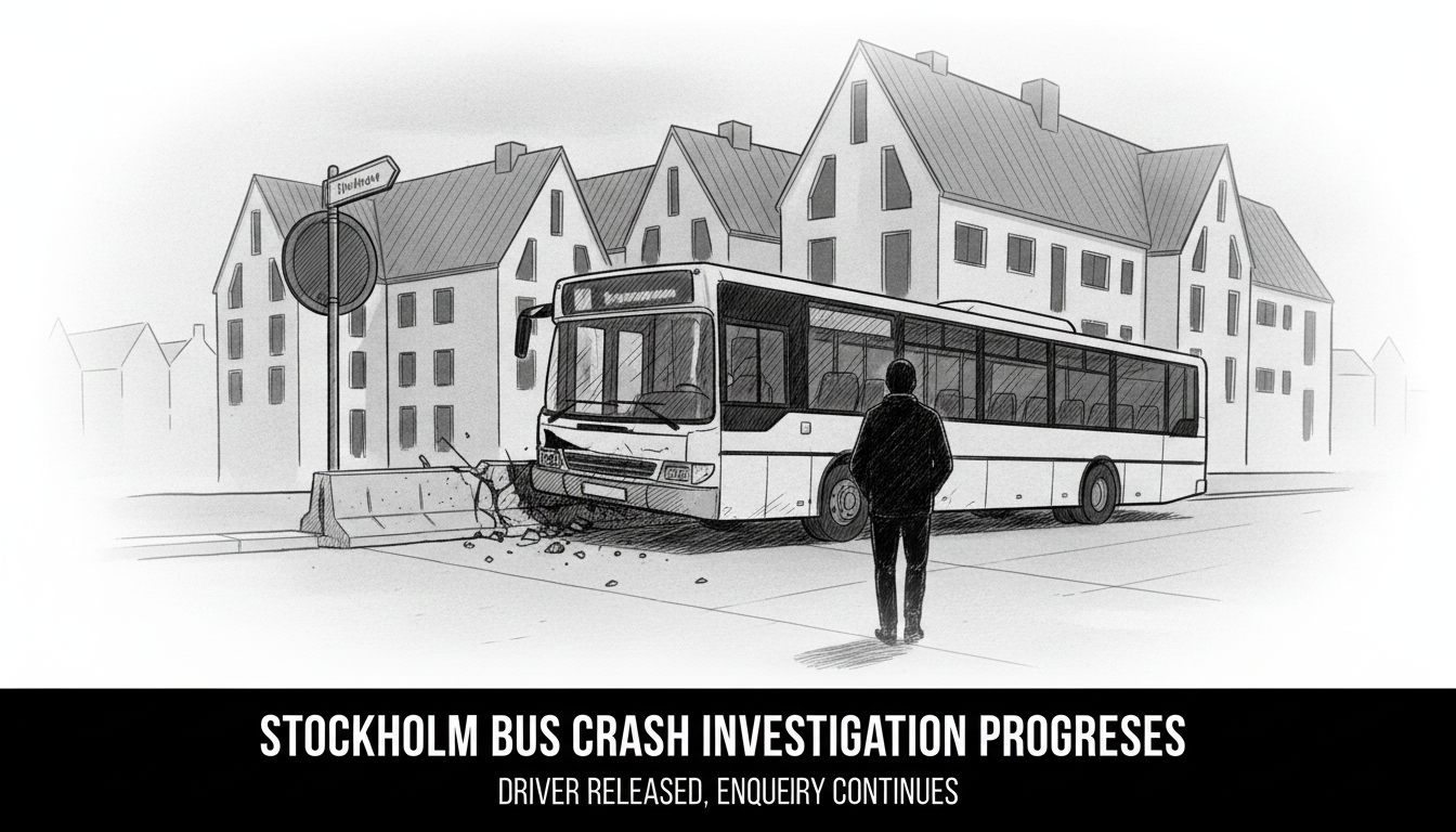 Stockholm Bus Crash Investigation Progresses as Driver Released