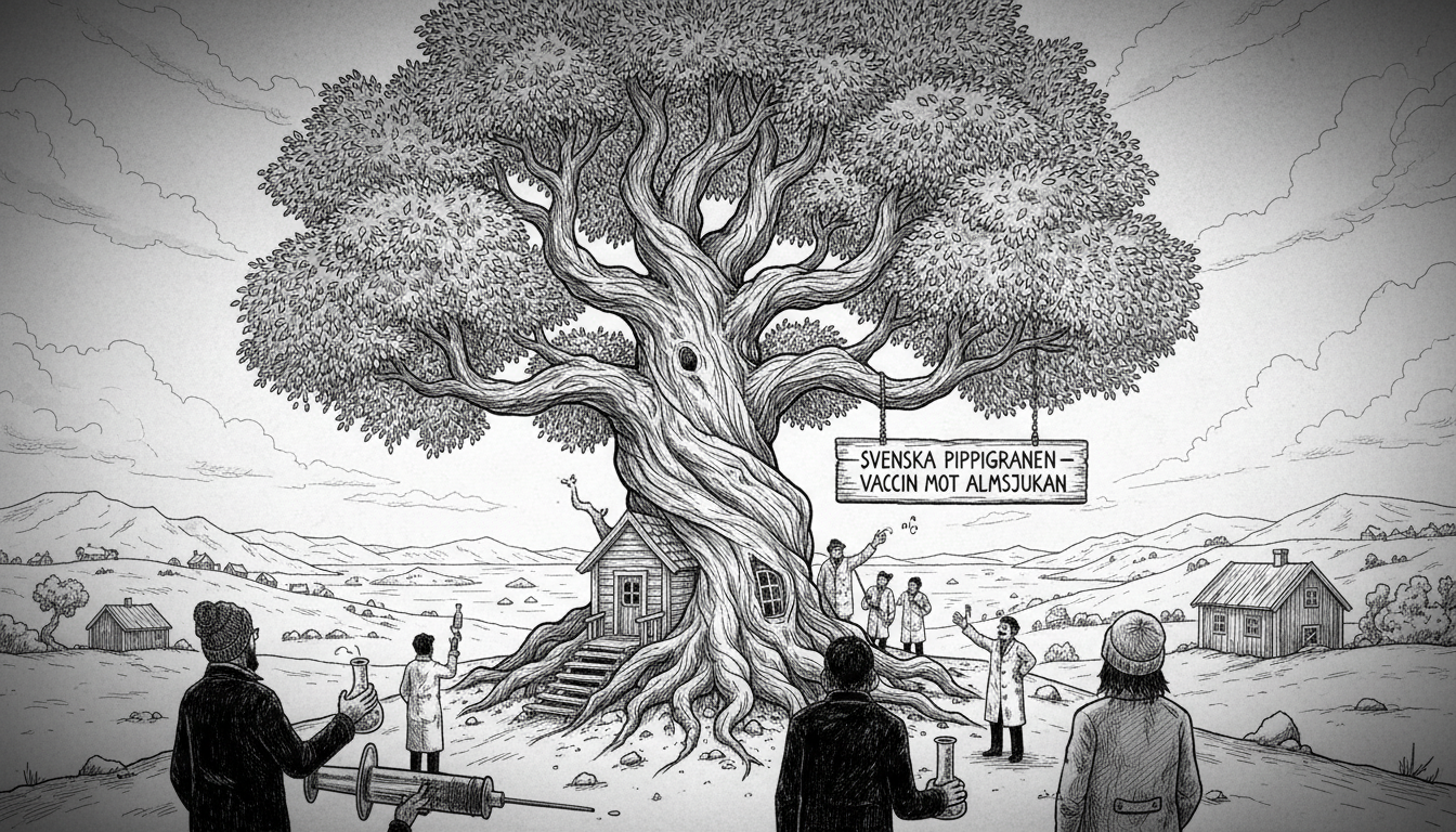 Sweden's Pippi Longstocking Tree Gets Vaccine to Fight Dutch Elm Disease