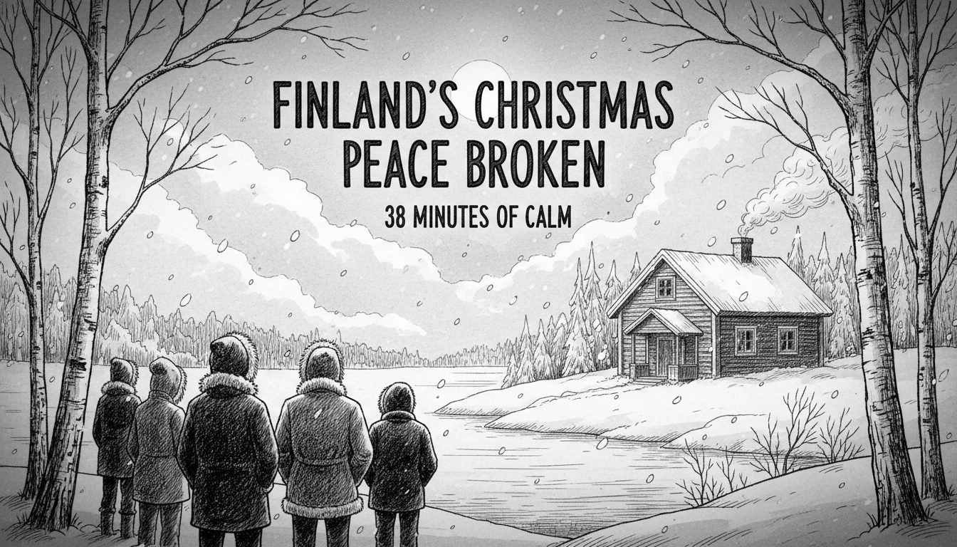 Finland's Christmas Peace Broken: 38 Minutes of Calm