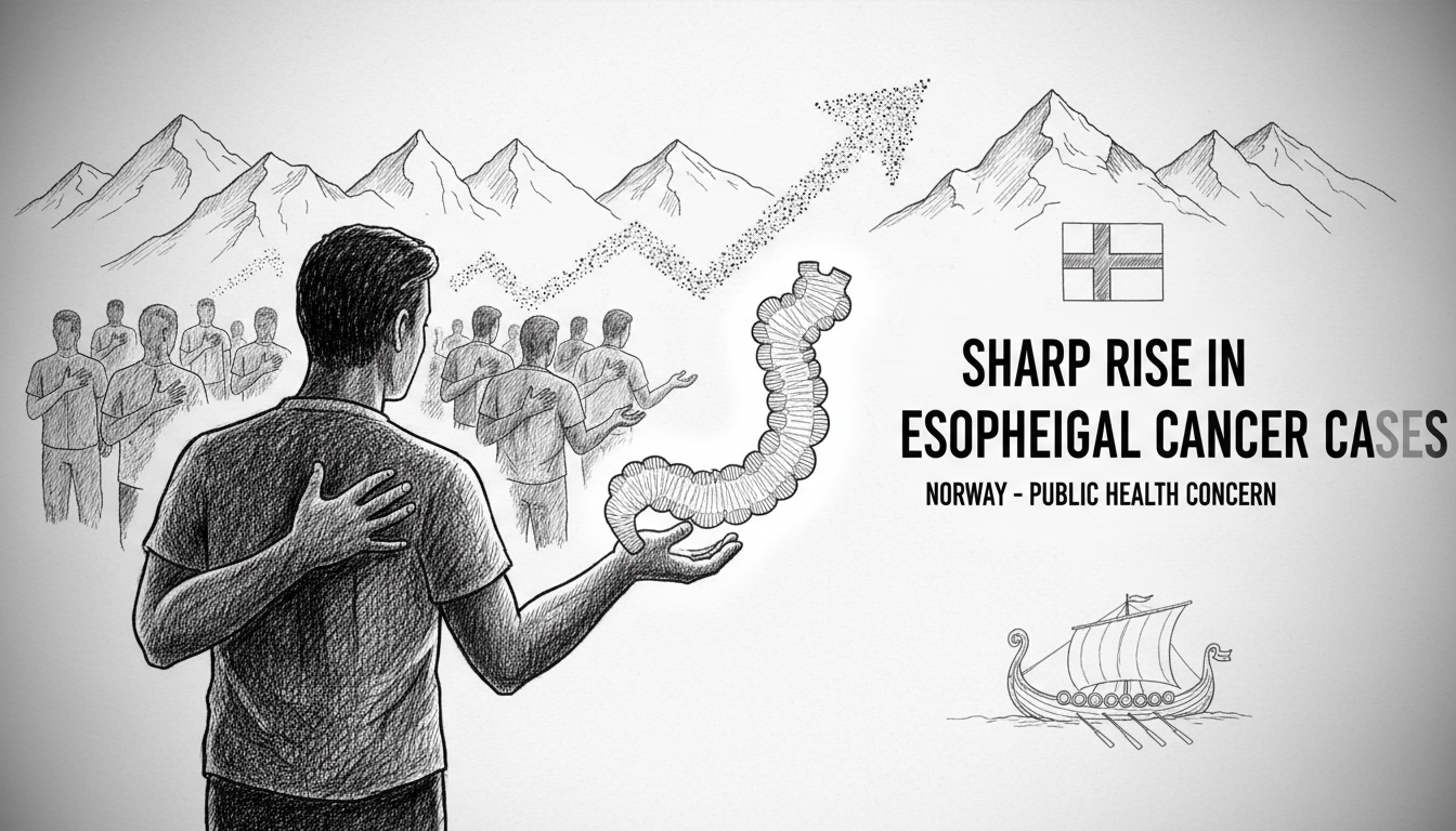 Sharp Rise in Esophageal Cancer Cases Prompts Public Health Concern in Norway