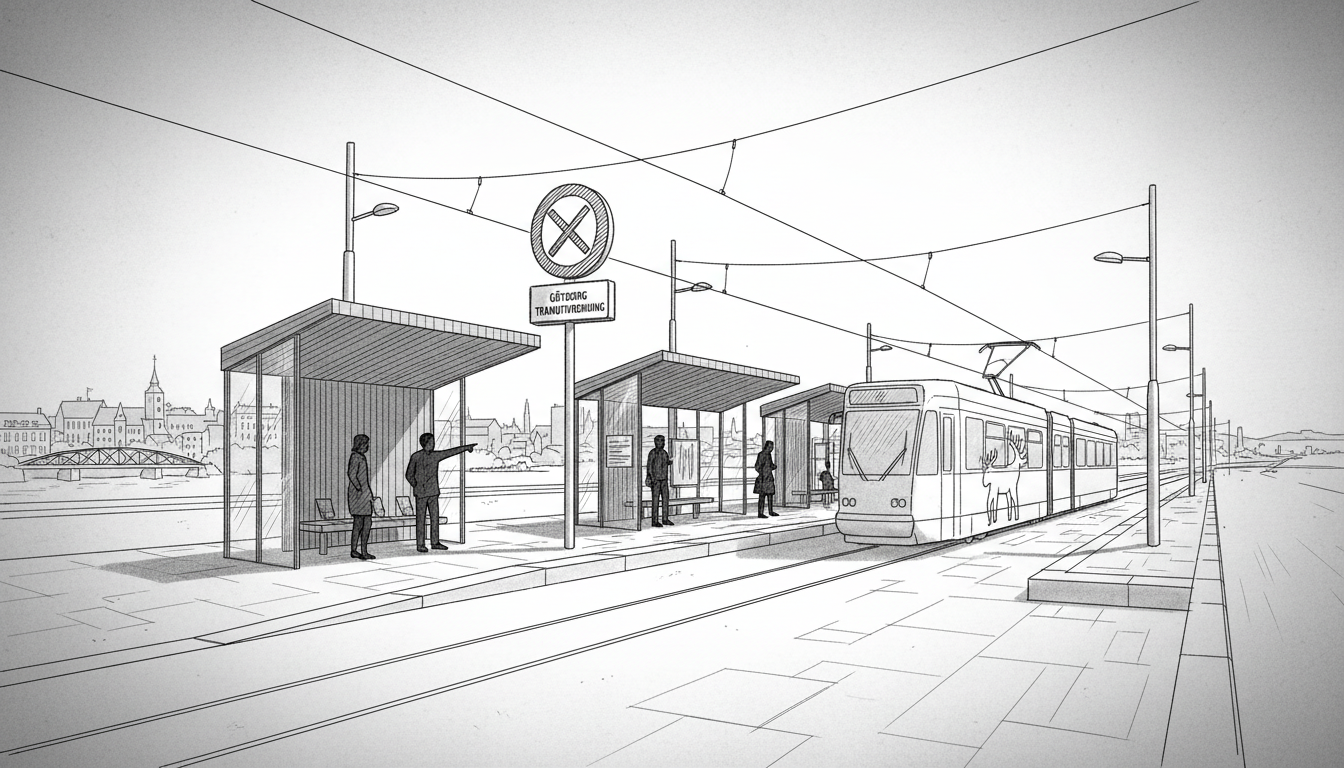 Sweden Expands 14 Tram Stops in Gothenburg