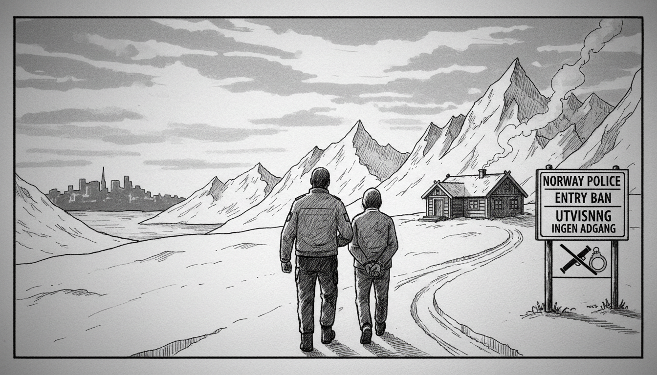 Norwegian Police Deport Swedish Gang Criminal