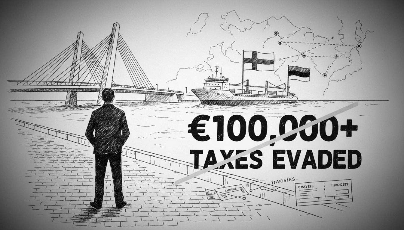 Finnish Man Evaded Taxes Through Estonian Companies in Major Fraud Case