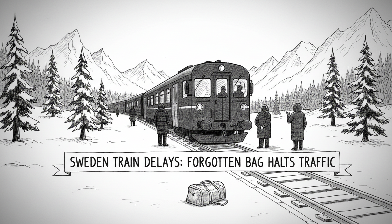 Sweden Train Delays: Forgotten Bag Halts Traffic