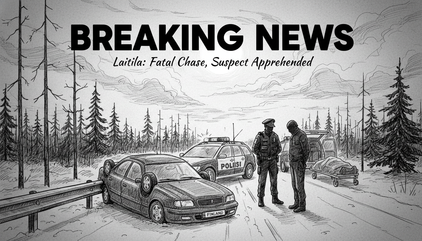 Police Apprehend Suspect After Fatal Chase in Laitila