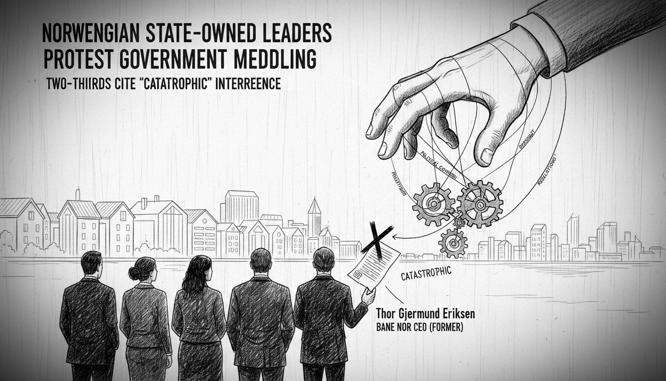 Norwegian State-Owned Leaders Protest Government Meddling