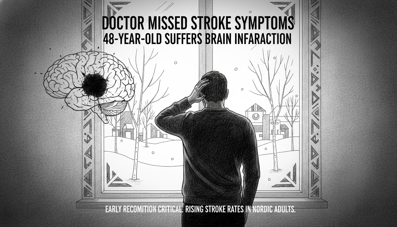 Doctor Missed Stroke Symptoms: 48-Year-Old Suffers Brain Infarction
