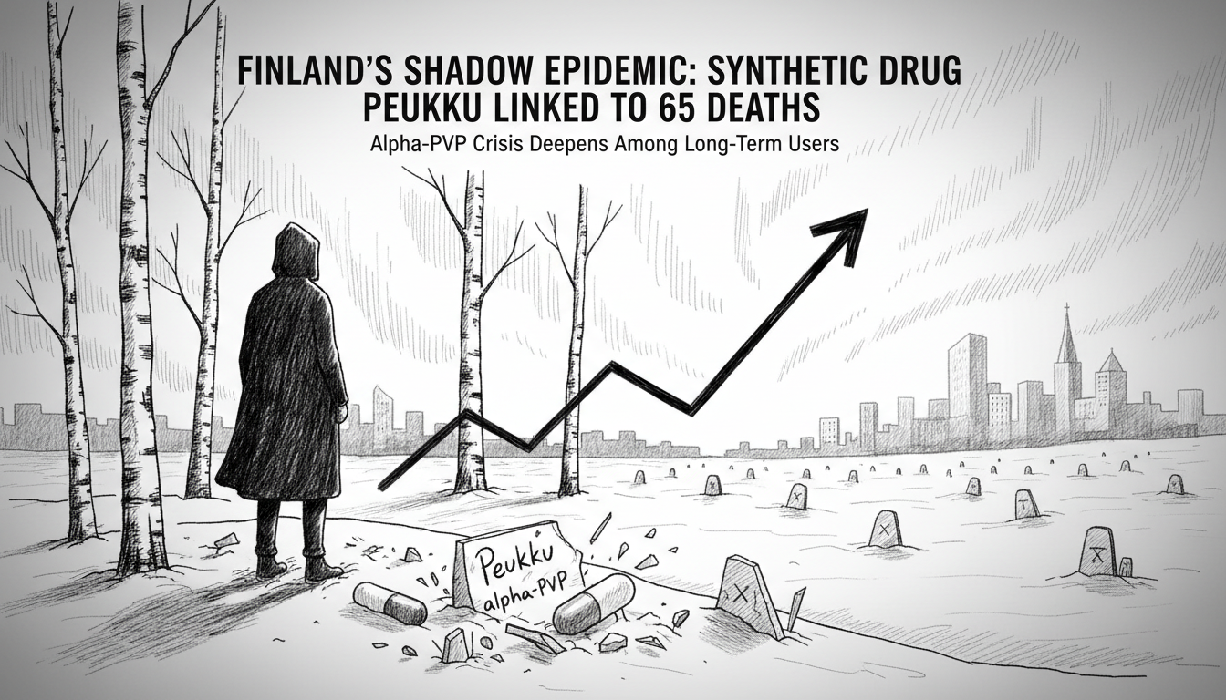 Synthetic Drug Peukku Found in Rising Number of Finnish Deaths