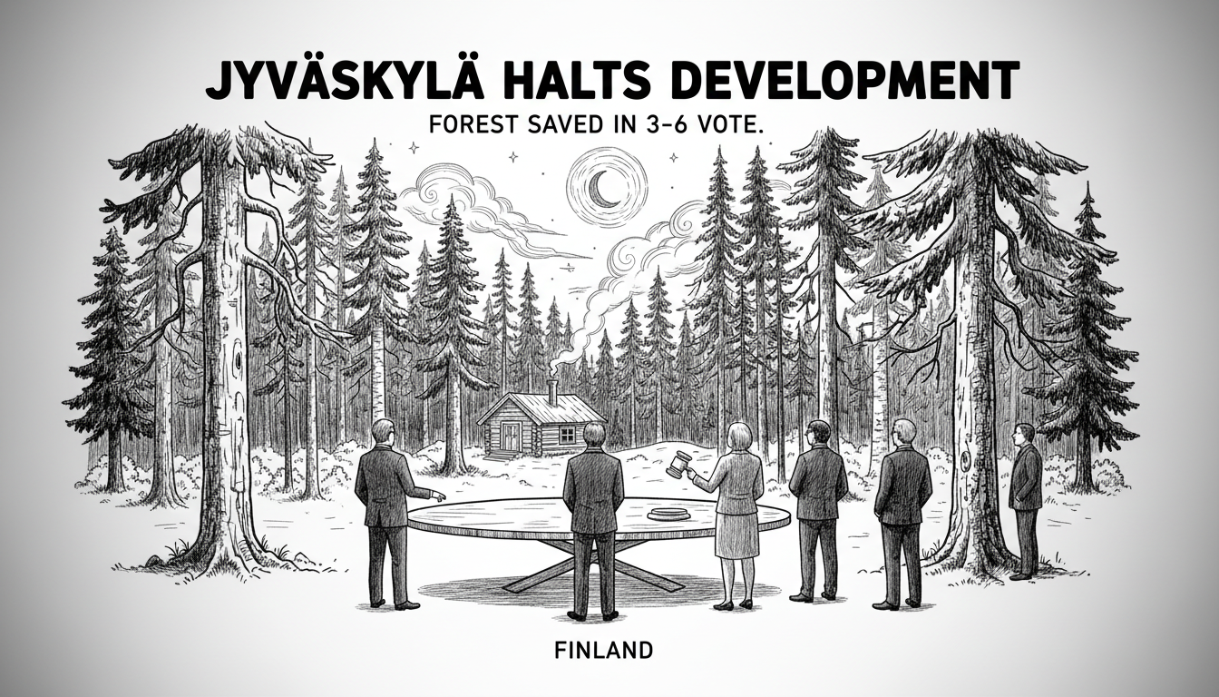 Finland's Jyväskylä Halts Development: Forest Saved in 3-6 Vote