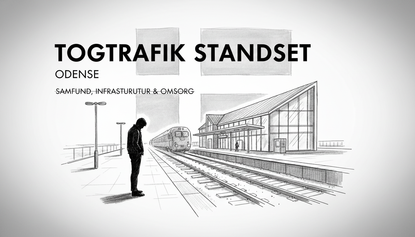 Train Services Halted in Odense After Person Struck on Tracks