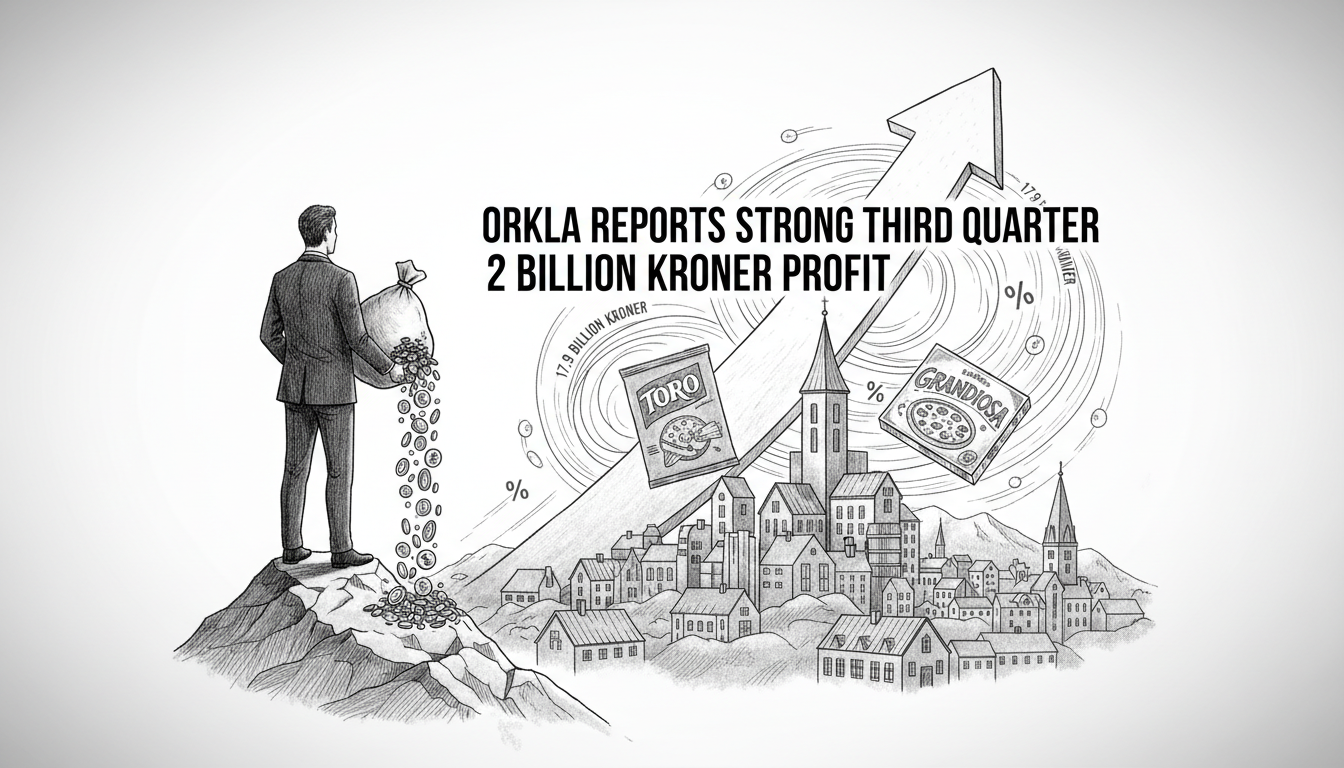 Orkla Reports Strong Third Quarter with 2 Billion Kroner Profit