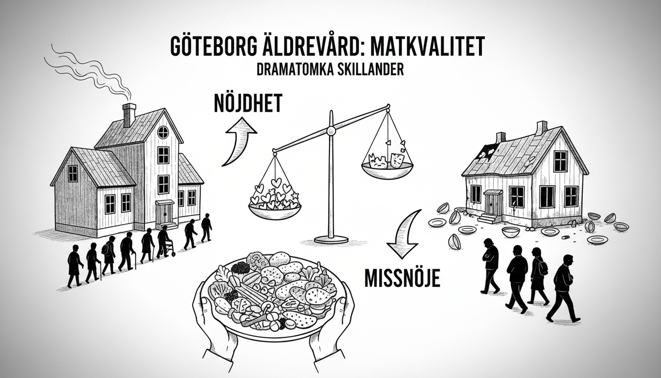 Gothenburg Elderly Care Homes Ranked by Food Quality