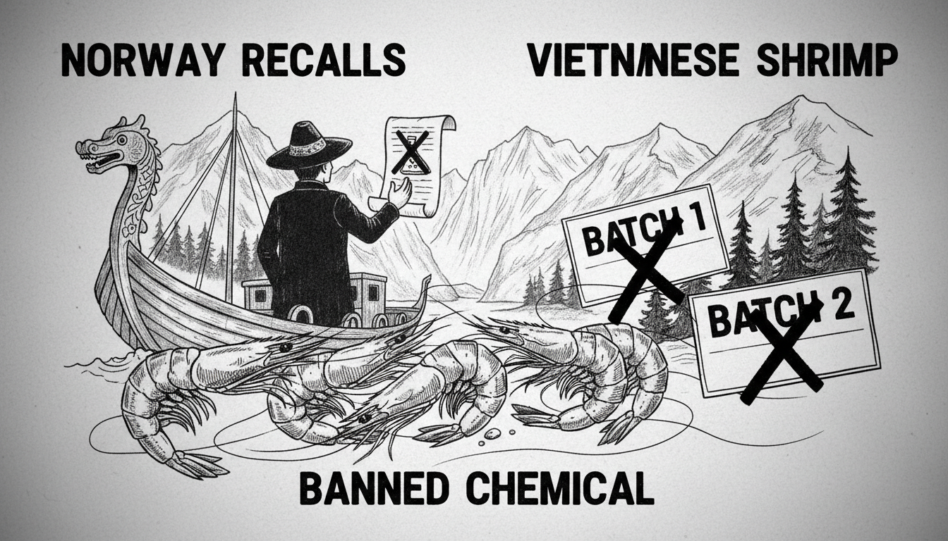 Norway Recalls Vietnamese Shrimp: 2 Batches Contain Banned Chemical