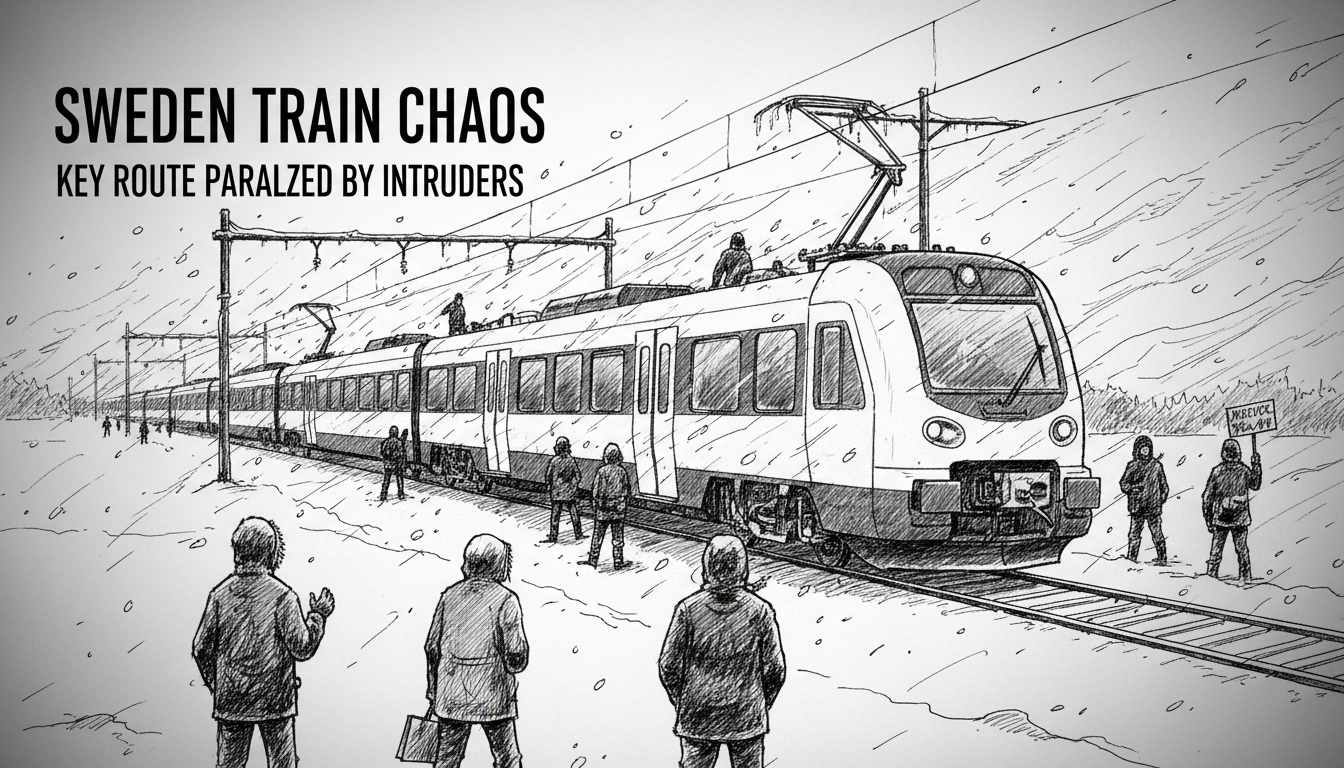 Sweden Train Chaos: Key Route Paralyzed By Intruders
