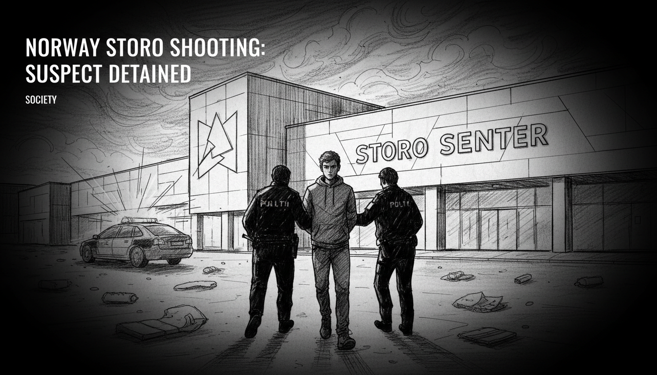 Norway Storo Shooting: 19-Year-Old Suspect Detained