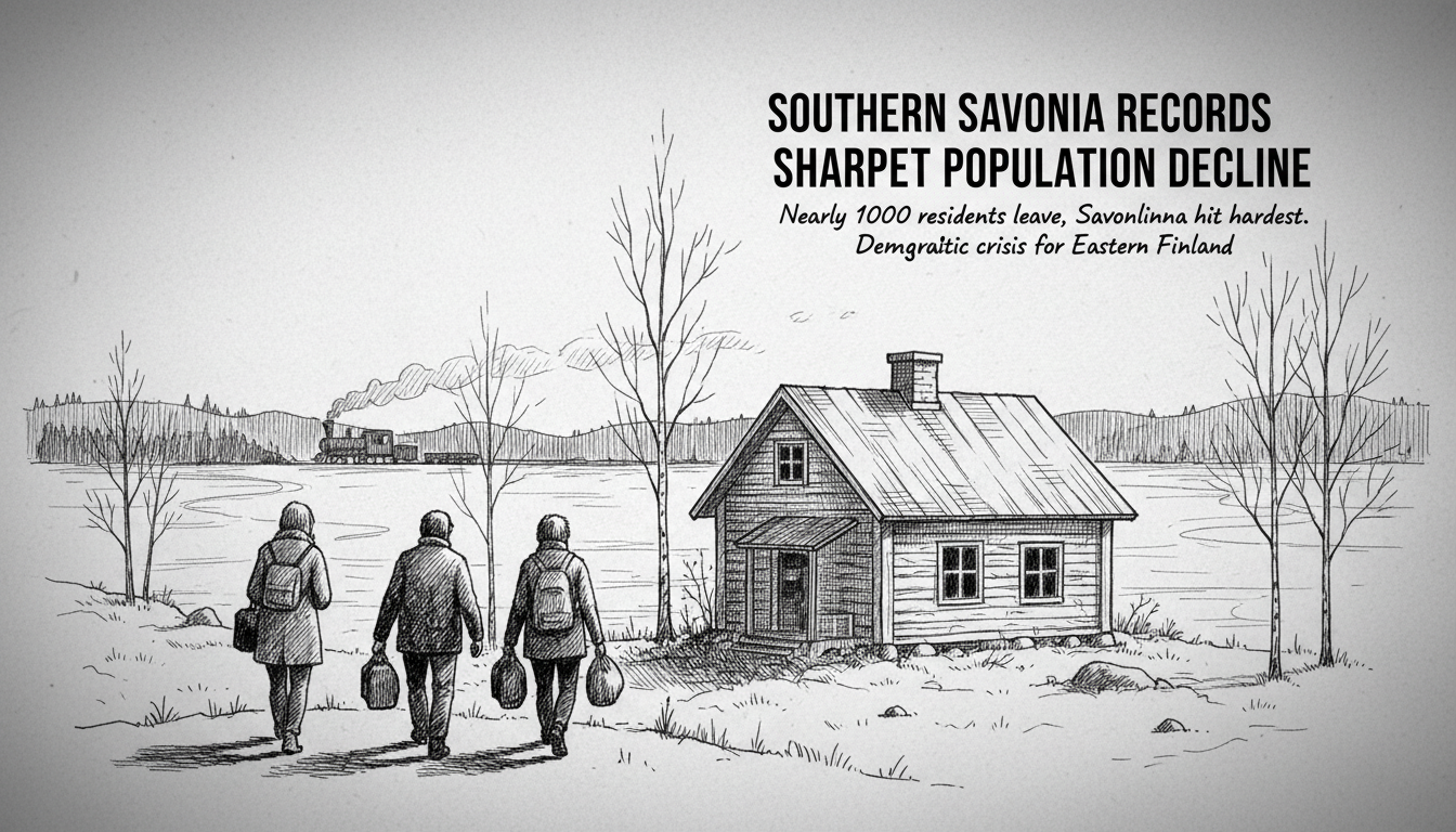 Southern Savonia Records Finland's Sharpest Population Decline