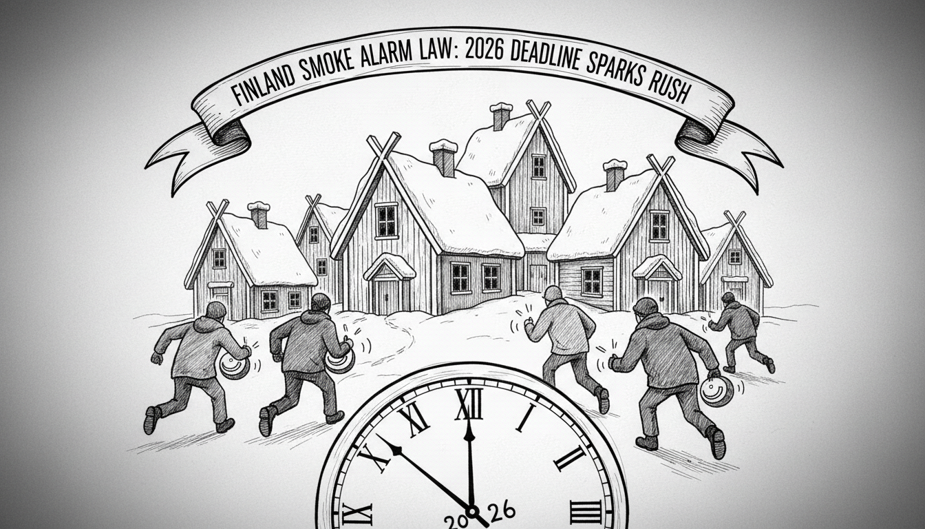 Finland Smoke Alarm Law: 2026 Deadline Sparks Rush