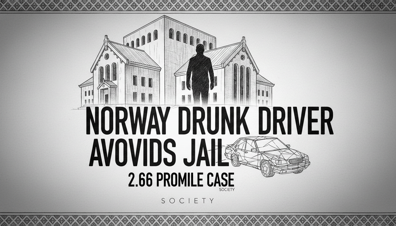 Norway Drunk Driver Avoids Jail: 2.66 Promille Case