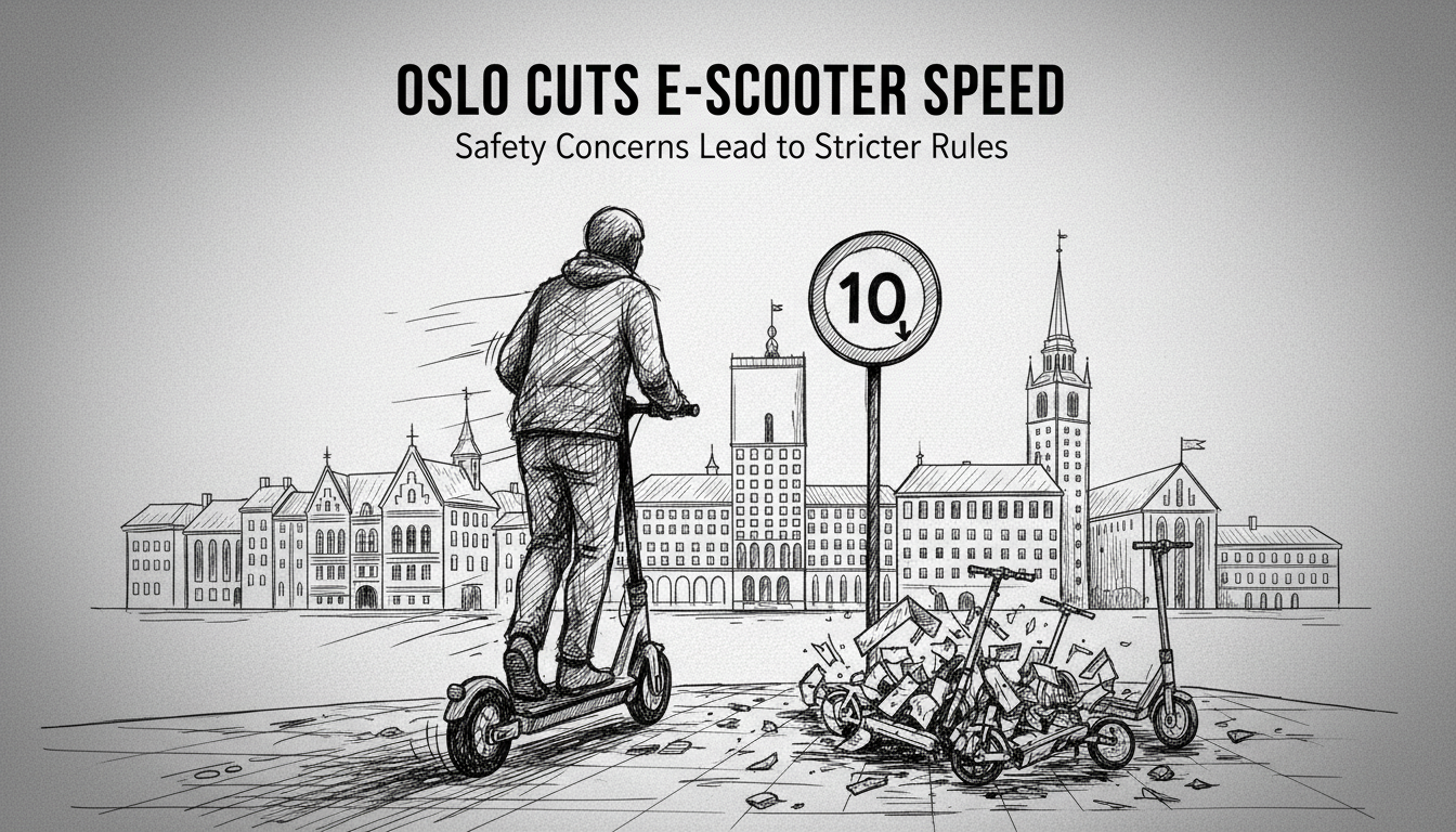 Oslo Cuts E-scooter Speed Following Safety Concerns